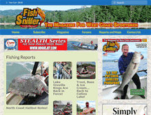 Tablet Screenshot of fishsniffer.com